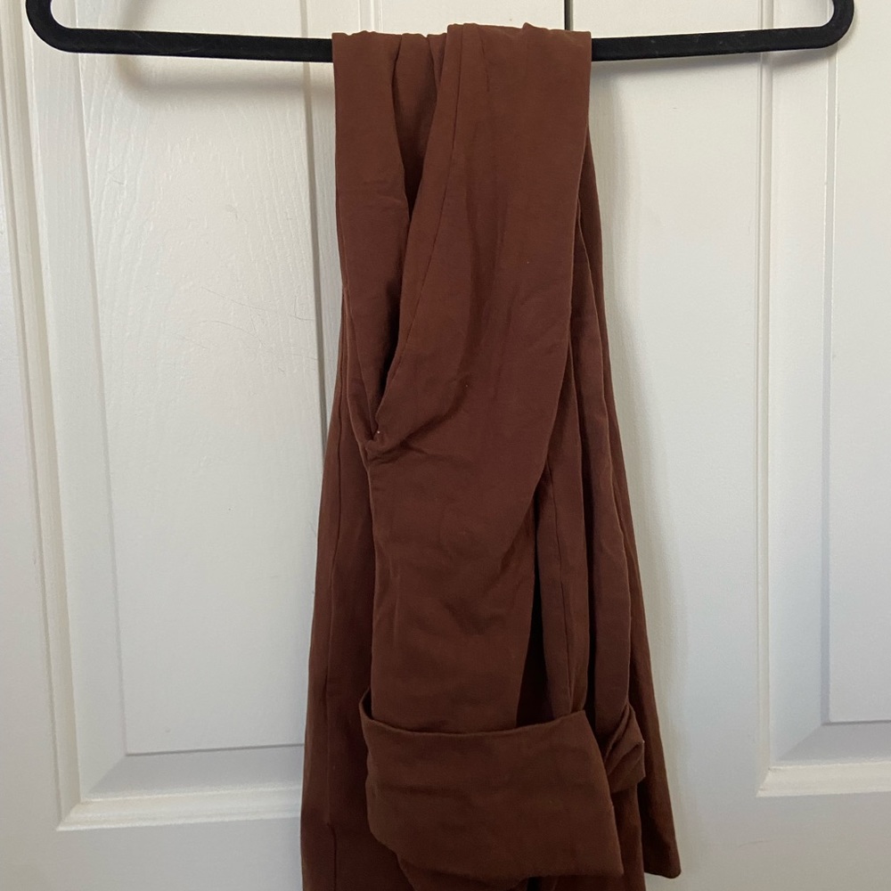 Aritzia Brown Flare Leggings - Picture 2 of 3